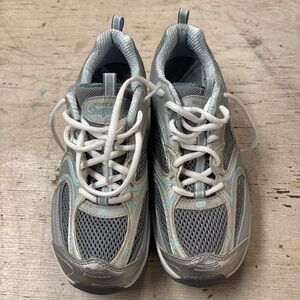 Skechers Shape Ups Women's Silver and Gray Sneakers